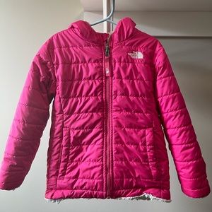 Girls North Face Mossbud Swirl Reversible Jacket - 5T